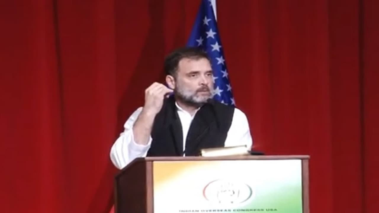 Rahul Gandhi In US