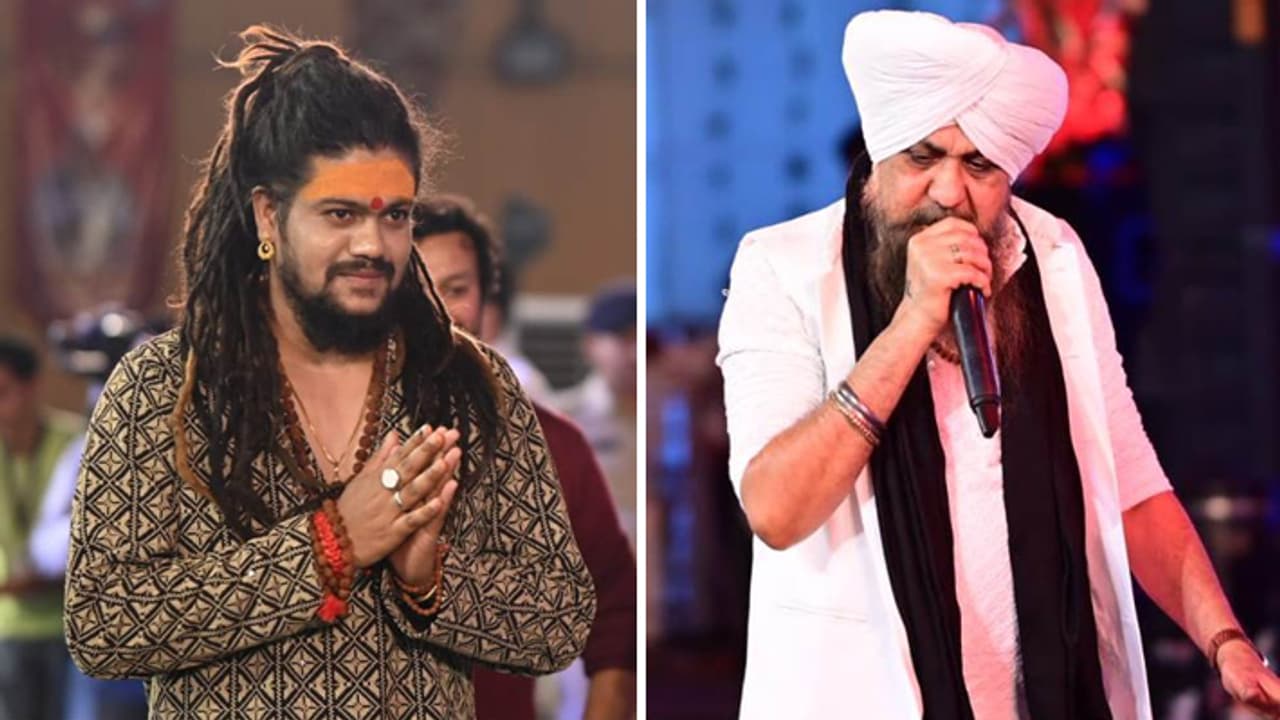 Lakhbir Singh Lakha and Baba Hansraj Raghuwanshi at CG Ramayan Mahotsav Lakhbir Singh Lakha and Baba Hansraj Raghuwanshi at CG Ramayan Mahotsav