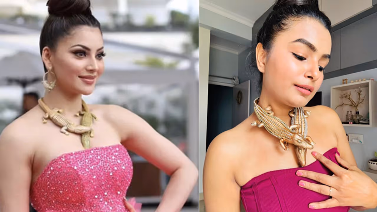 urvashi rautela cannes necklace urvashi rautela cannes necklace
