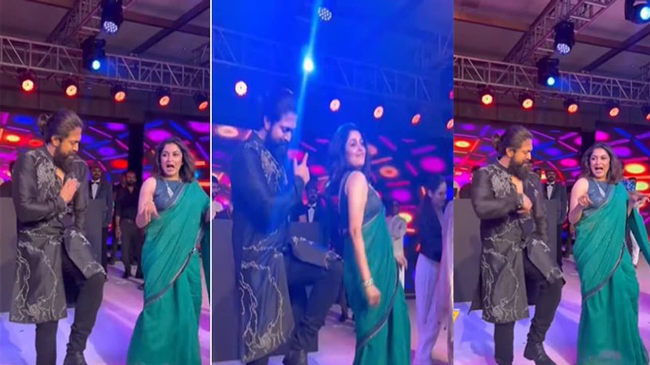KGF stars Yash and Darshan dance KGF stars Yash and Darshan dance