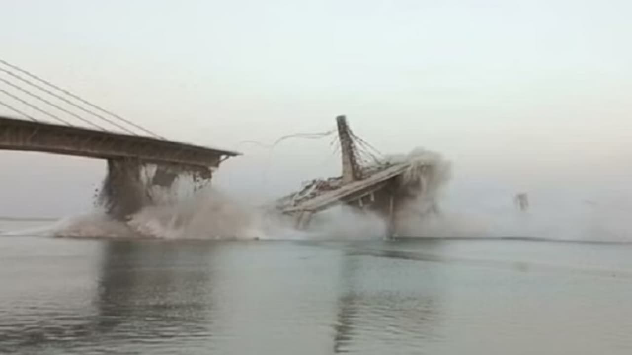 Aguwani Sultanganj Bridge In Bhagalpur Bihar