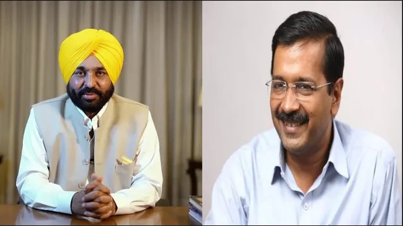 cm arvind kejriwal and cm bhagwant mann cm arvind kejriwal and cm bhagwant mann