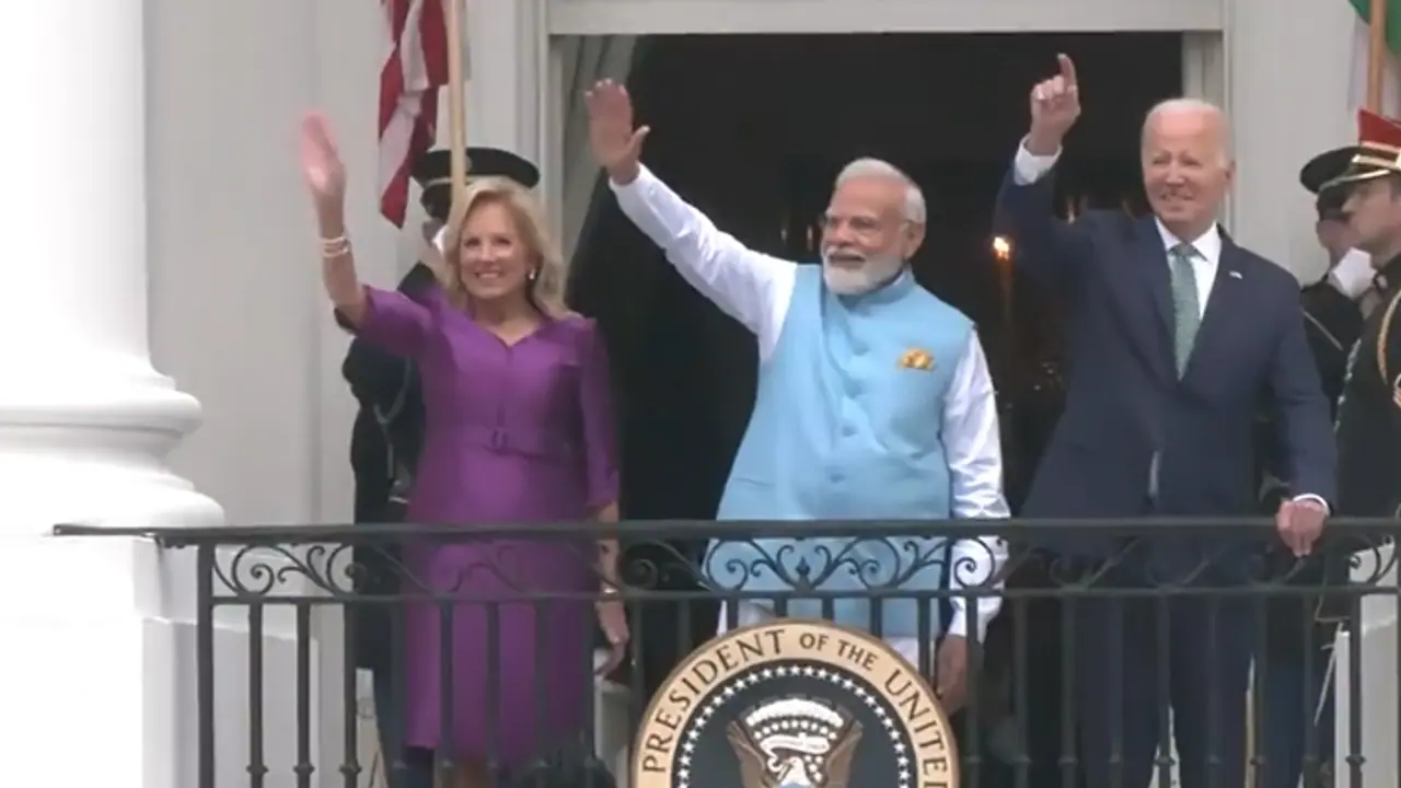 Modi Biden in White House Modi Biden in White House