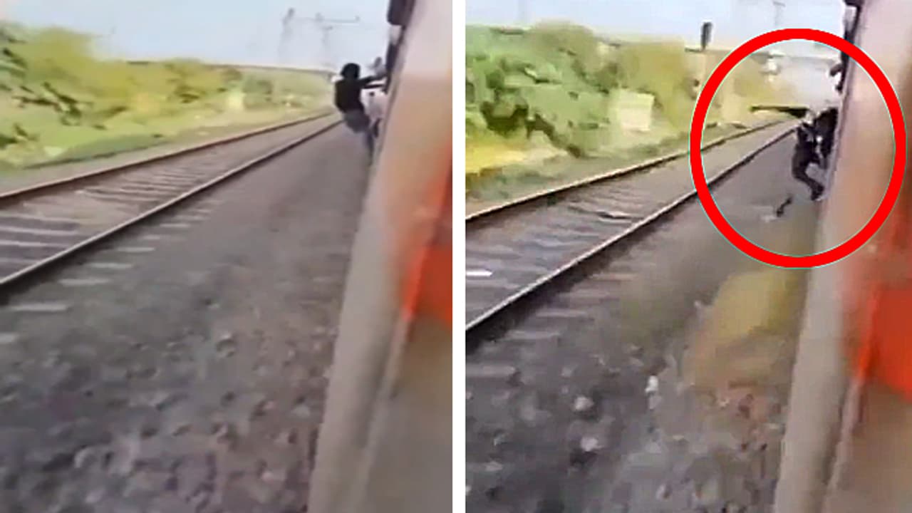 man standing train door died man standing train door died