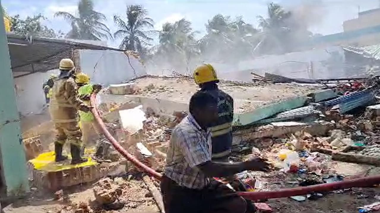 Blast in factory Blast in factory