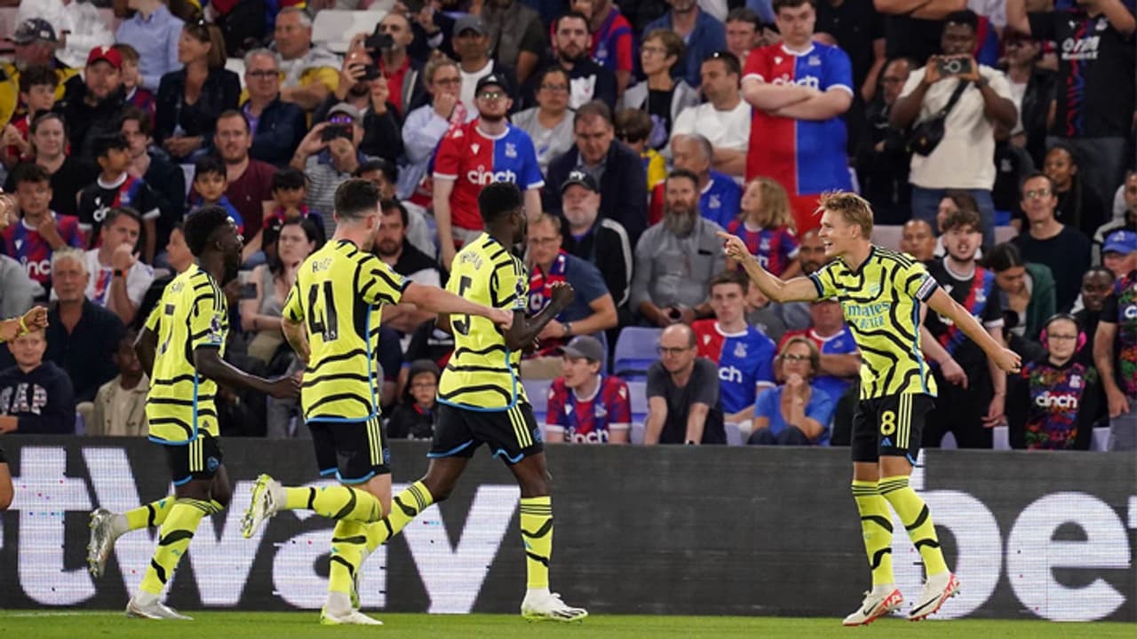 Martin Odegaard penalty gives Arsenal a 1 0 wi Martin Odegaard penalty gives Arsenal a 1 0 wi