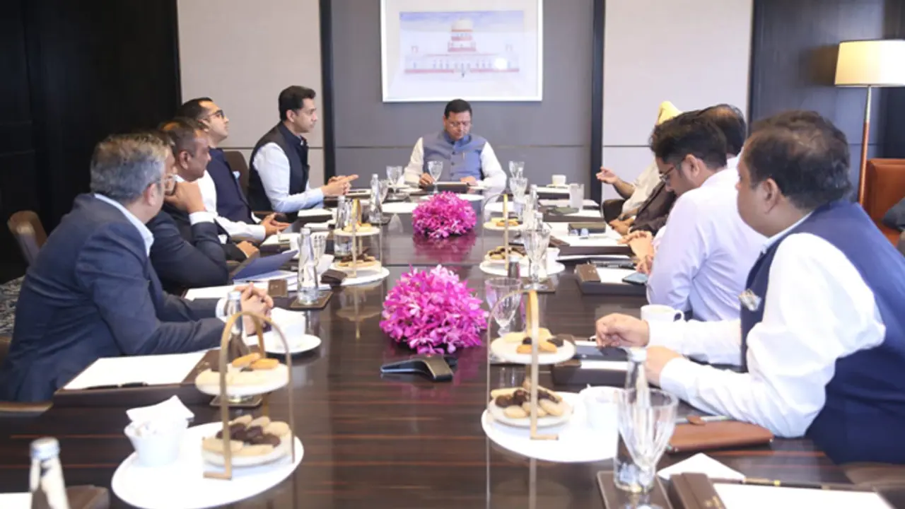 CM Pushkar Singh Dhami meeting for Uttarakhand Global Investors Summit 2023 CM Pushkar Singh Dhami meeting for Uttarakhand Global Investors Summit 2023