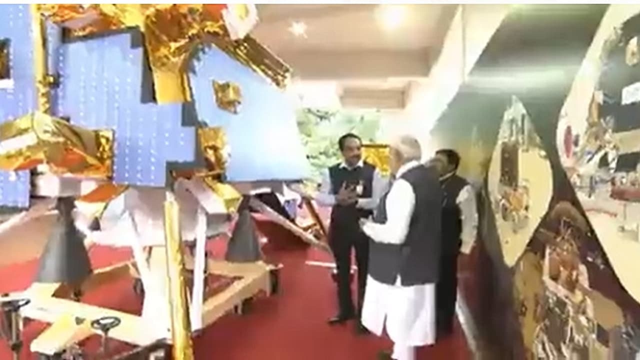 PM Modi in ISRO Bengaluru PM Modi in ISRO Bengaluru