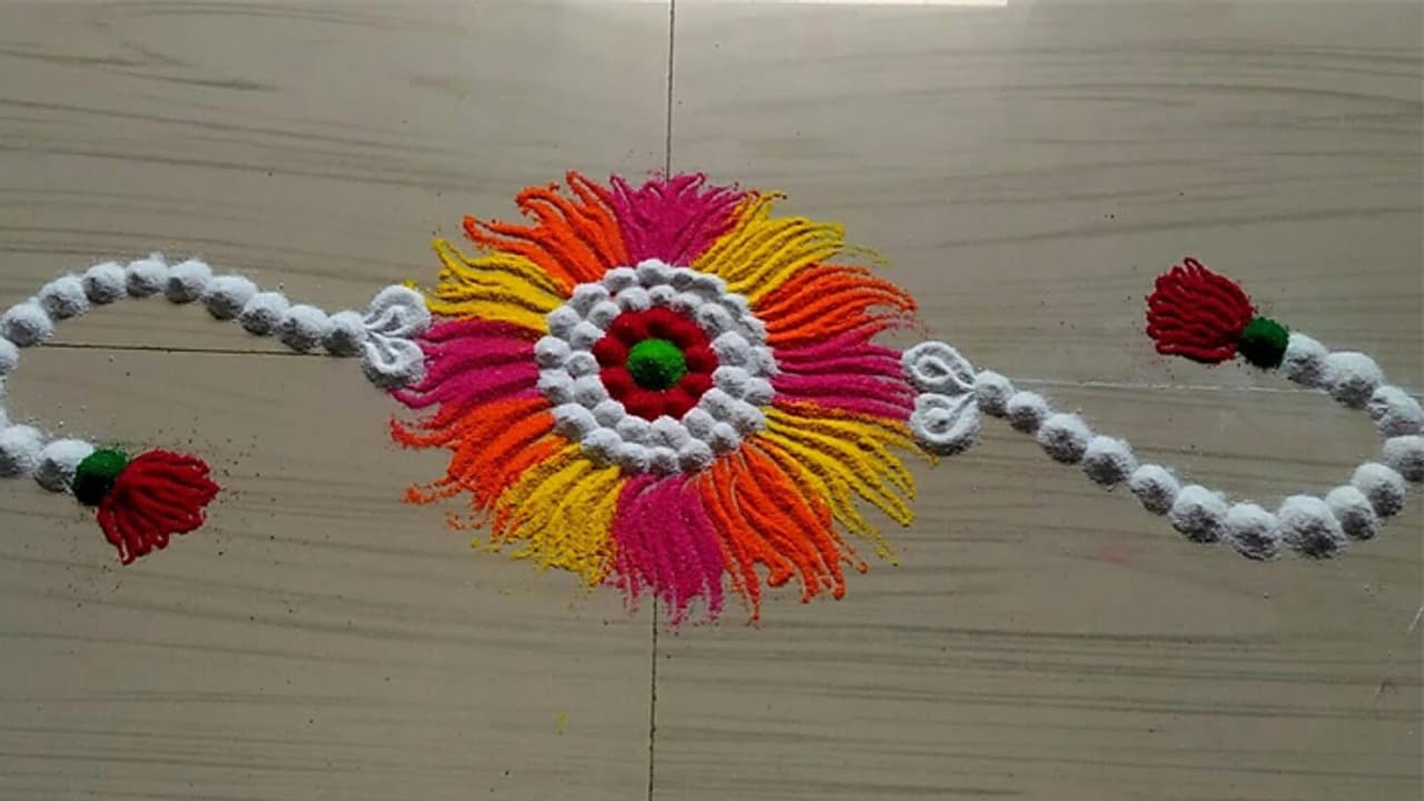 Raksha Bandhan 2023 rangoli Design Raksha Bandhan 2023 rangoli Design