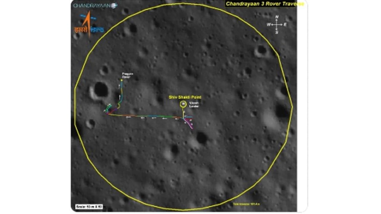 Chandrayaan 3 Rover On Moon Chandrayaan 3 Rover On Moon