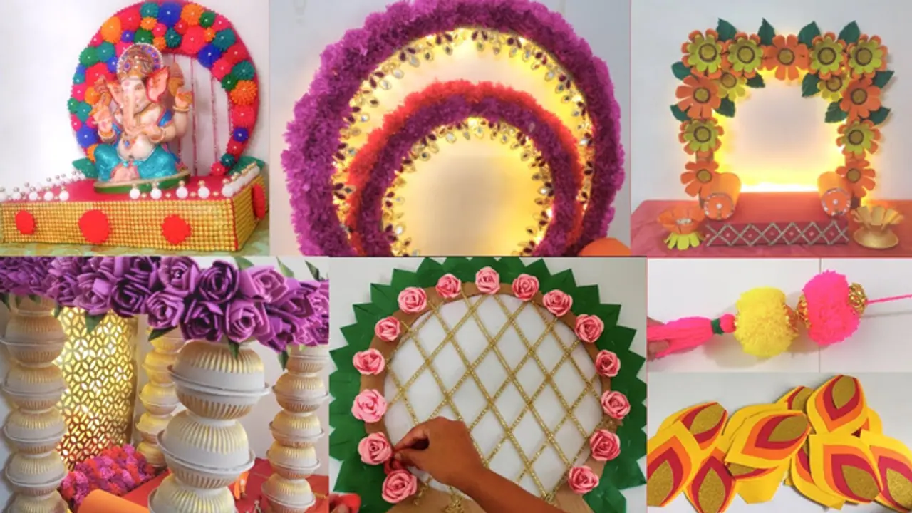 ganpati decoration ganpati decoration