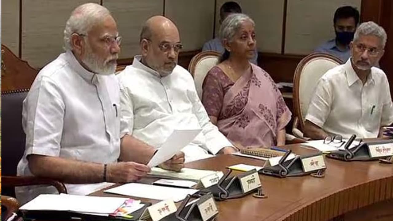 PM Modi cabinet meeting