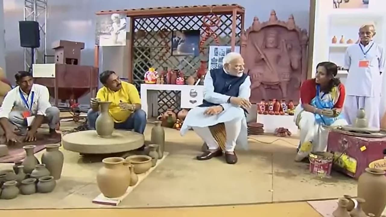 PM Narendra Modi in International Convention and Expo Centre