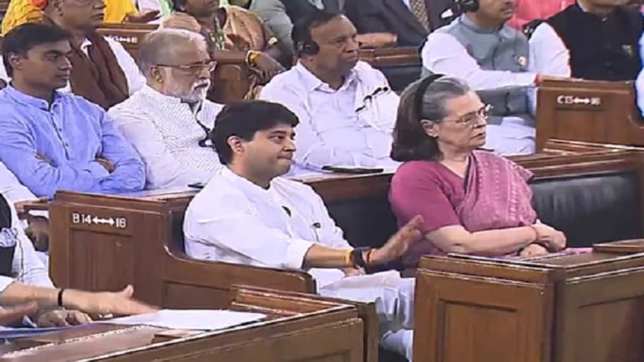 Jyotiraditya Scindia with Sonia Gandhi Jyotiraditya Scindia with Sonia Gandhi