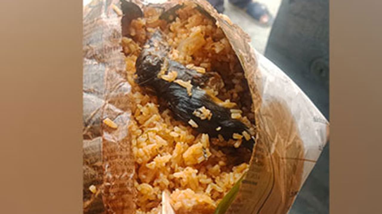 Dead rat in police breakfast Bengaluru