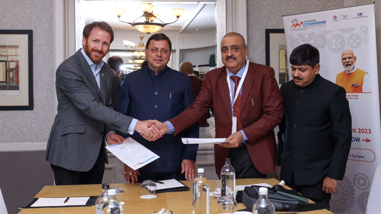 uttarakhand global investors summit 2023 mou with poma group uttarakhand global investors summit 2023 mou with poma group
