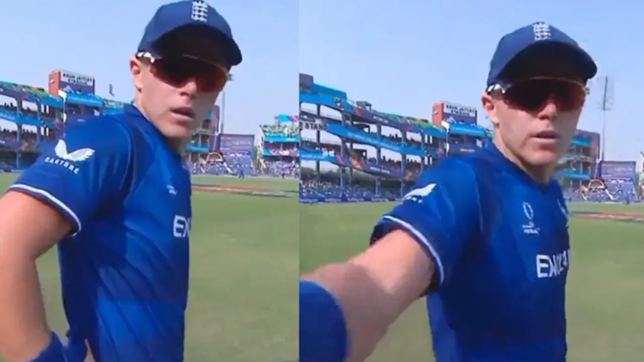 Sam Curran pushes cameraman goes viral Sam Curran pushes cameraman goes viral