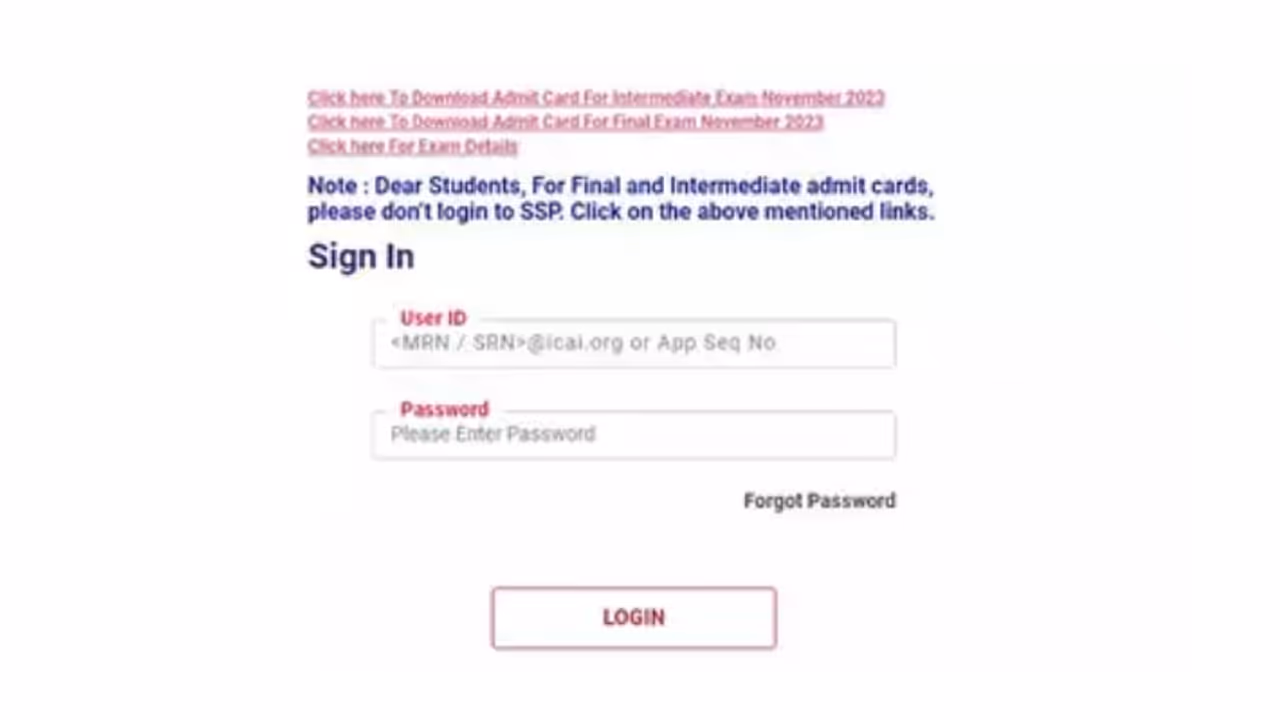 icai ca inter final november admit cards 2023 out icai ca inter final november admit cards 2023 out