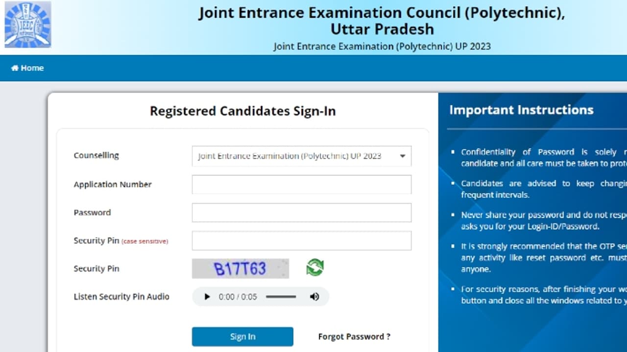 JEECUP round 7 allotment result for Diploma in Engineering Direct link JEECUP round 7 allotment result for Diploma in Engineering Direct link