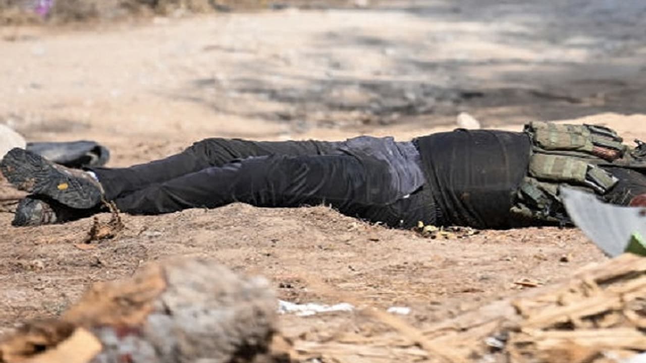 Hamas Terrorist Dead body photo Hamas Terrorist Dead body photo