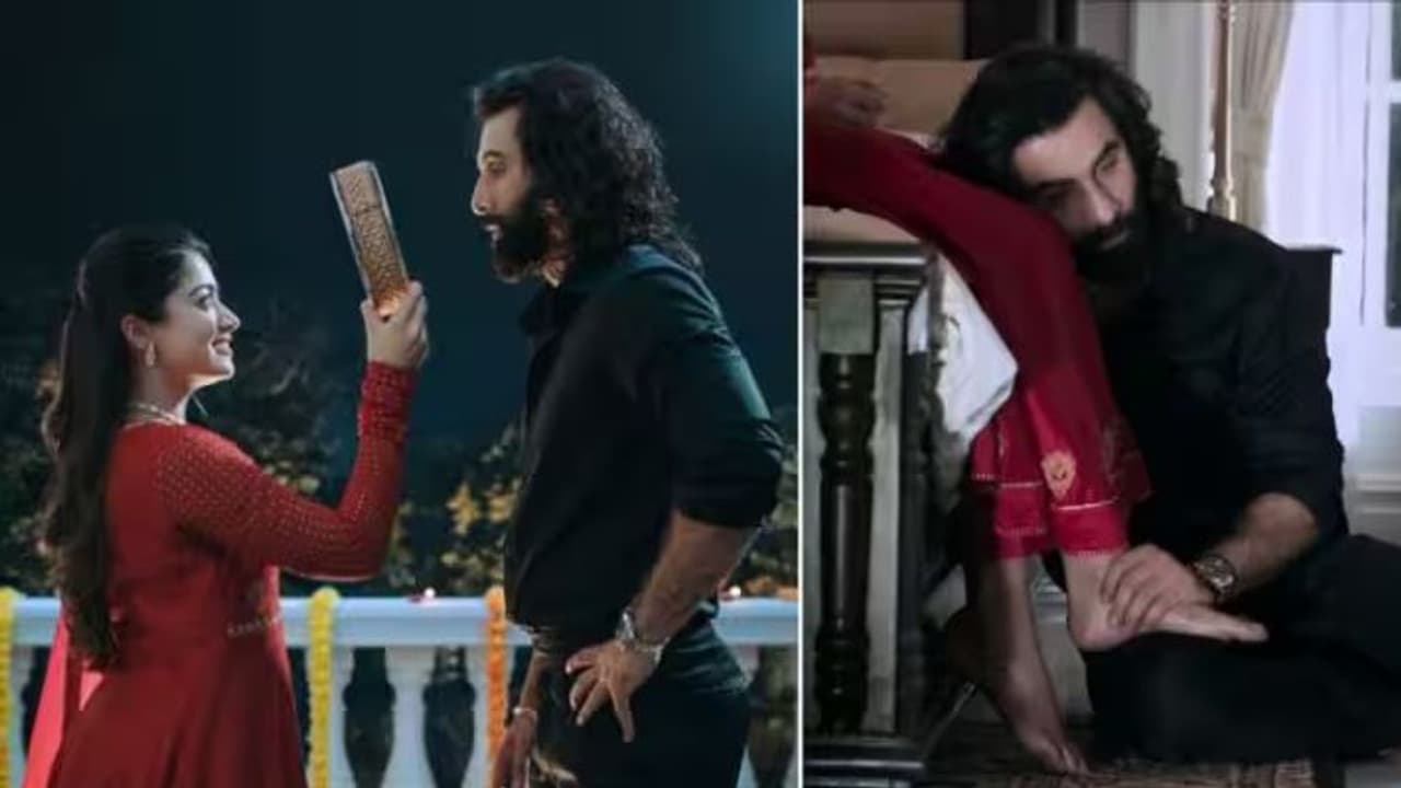 Ranbir Kapoor and Rashmika Mandanna Ranbir Kapoor and Rashmika Mandanna