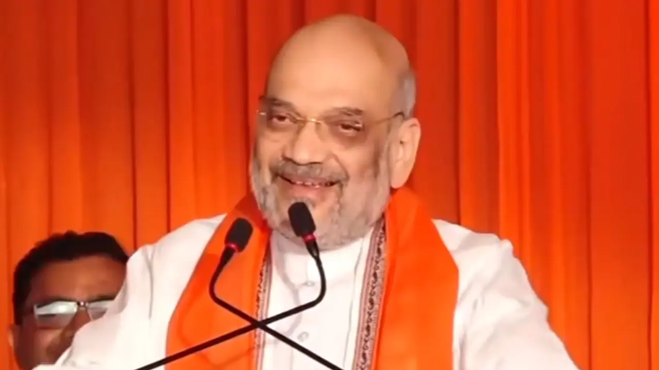 Amit Shah at Jabalpur Madhya Pradesh Election 2023 Amit Shah at Jabalpur Madhya Pradesh Election 2023