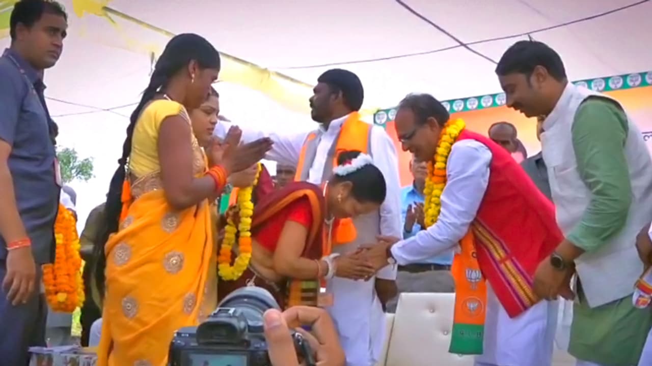 Shivraj Singh Chouhan at Dindori Shivraj Singh Chouhan at Dindori