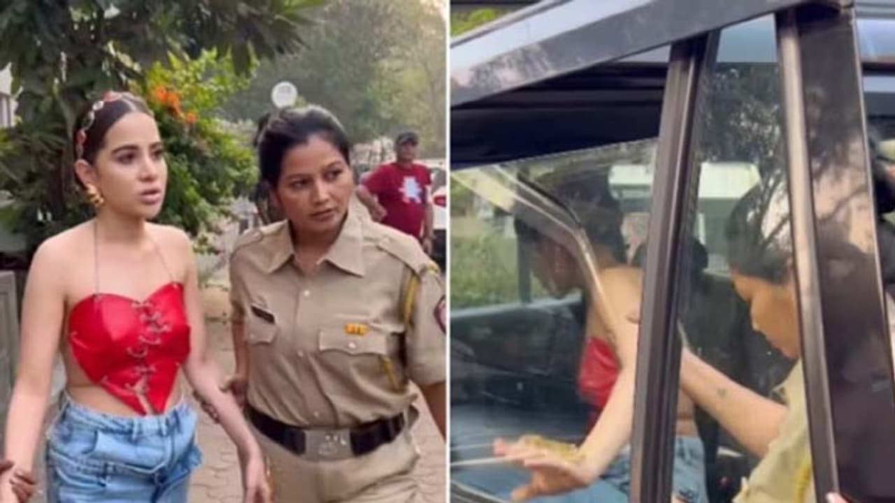 urfi javed arrested by mumbai police