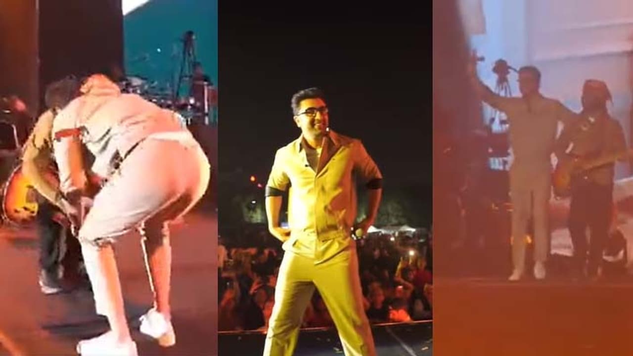 Ranbir Kapoor At Arijit Singh Live Show Ranbir Kapoor At Arijit Singh Live Show