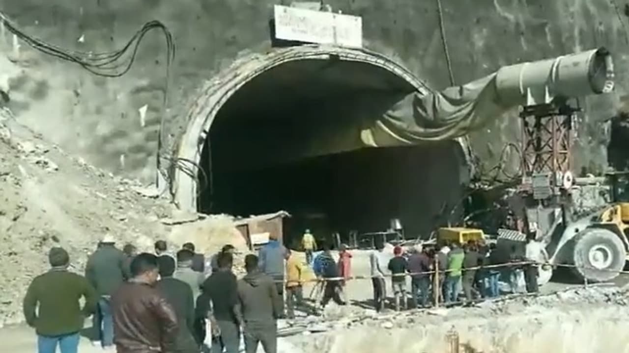 Uttarkashi tunnel collapses Uttarkashi tunnel collapses