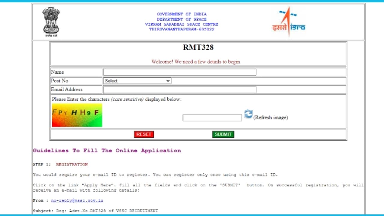 ISRO VSSC Recruitment 2023 Direct Link ISRO VSSC Recruitment 2023 Direct Link