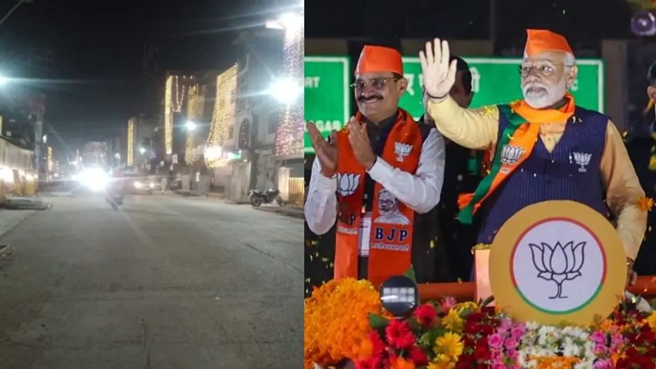 PM Modi Road Show PM Modi Road Show