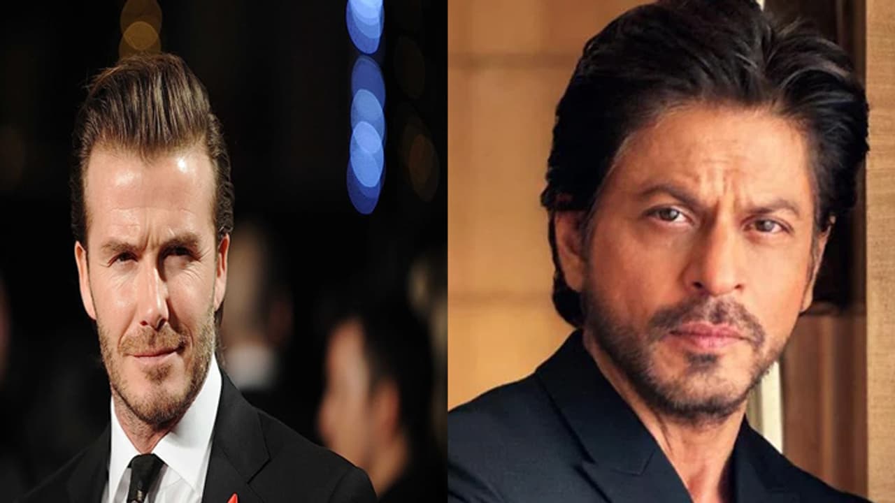 David Beckham reached Shahrukh Khan 