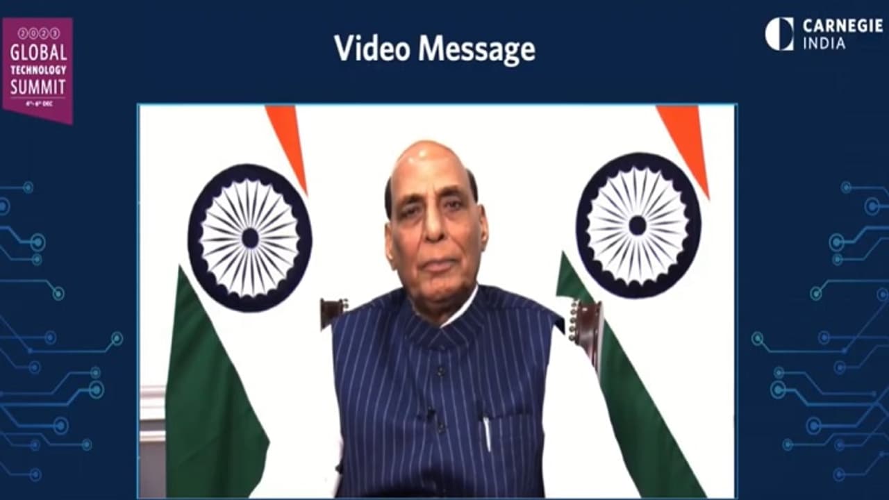 Rajnath Singh Speech on Global Technology Summit 2023 Rajnath Singh Speech on Global Technology Summit 2023