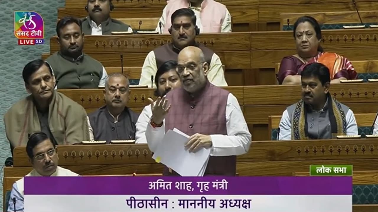 Amit shah in Lok Sabha Amit shah in Lok Sabha