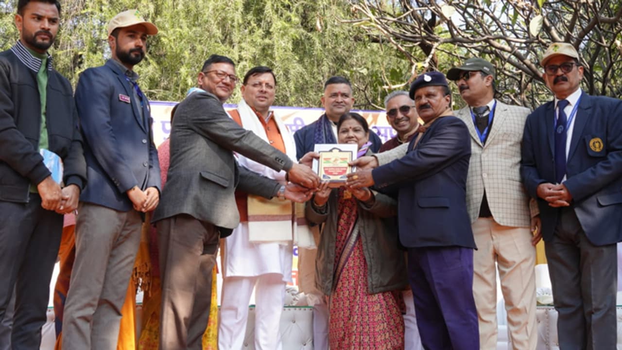 Pushkar SIngh Dhami at Drug Free Devbhoomi 2025 campaign Pushkar SIngh Dhami at Drug Free Devbhoomi 2025 campaign