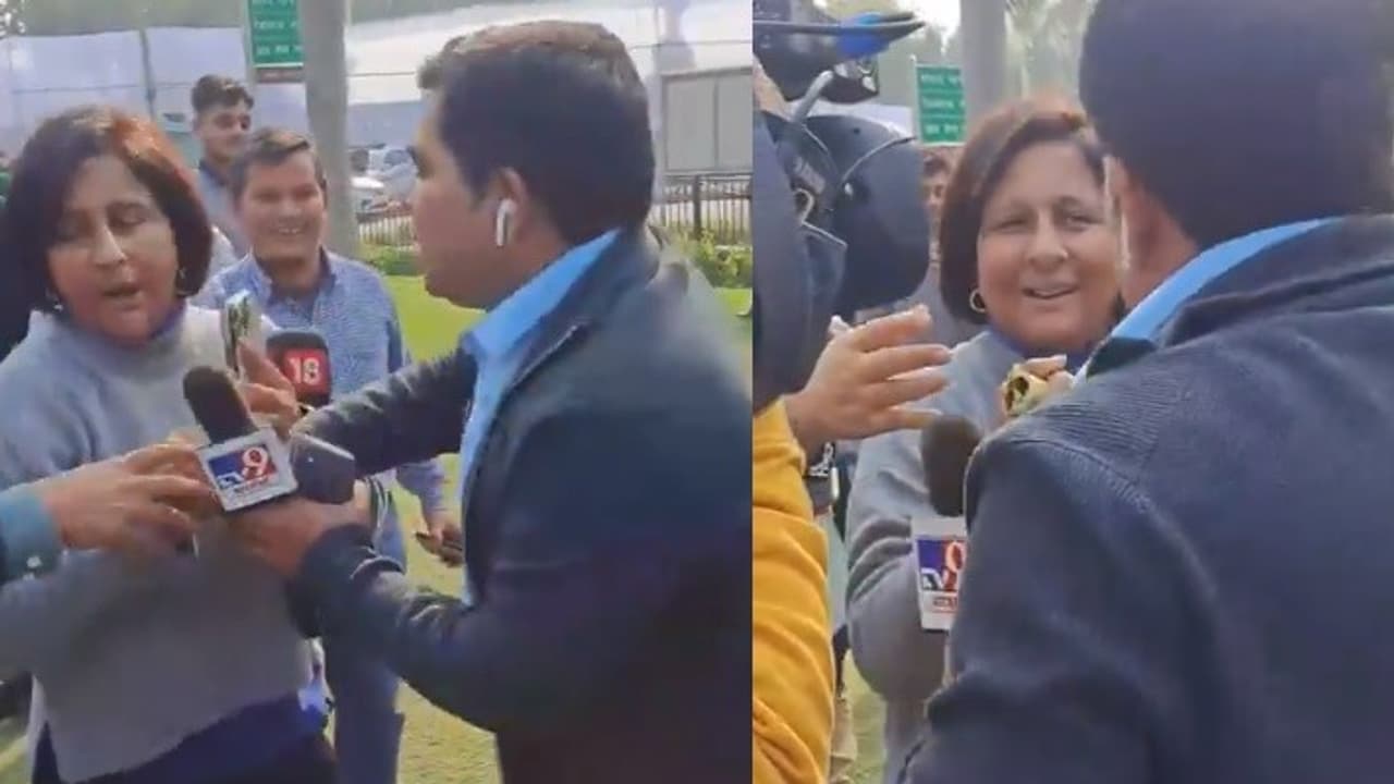 TV Reporters FIGHT