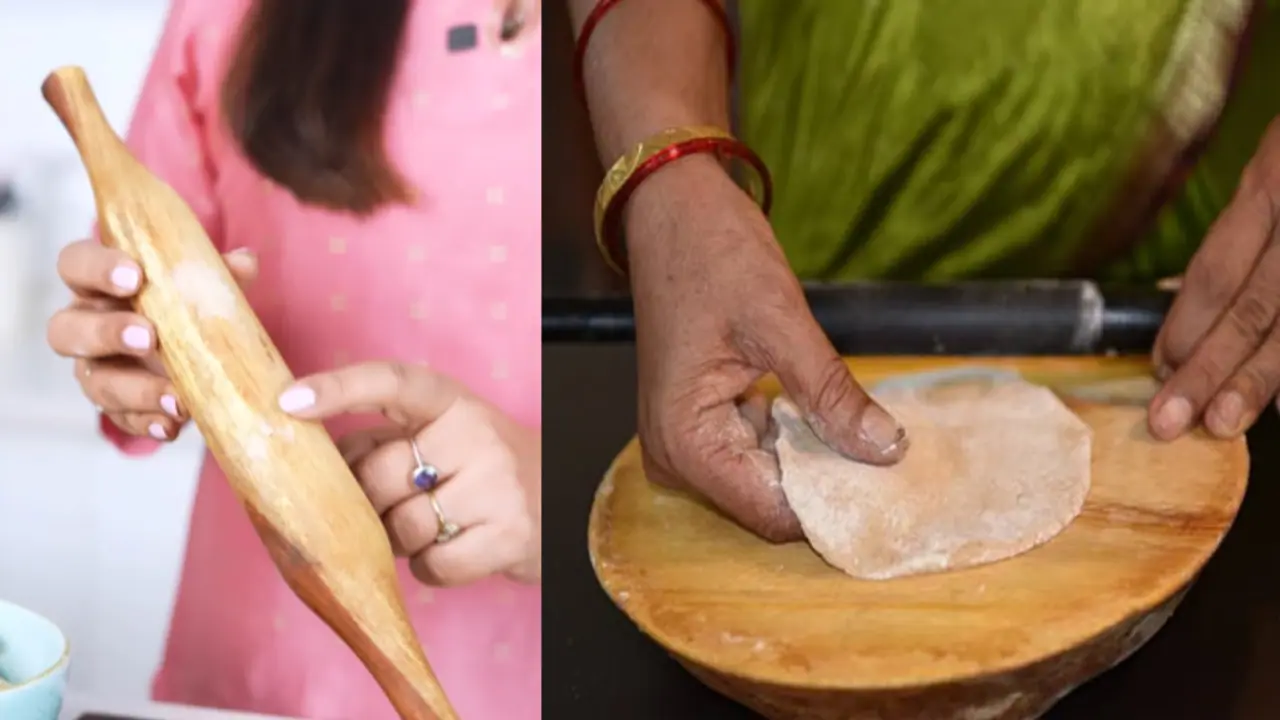 how to prevent roti dough from sticking on belan