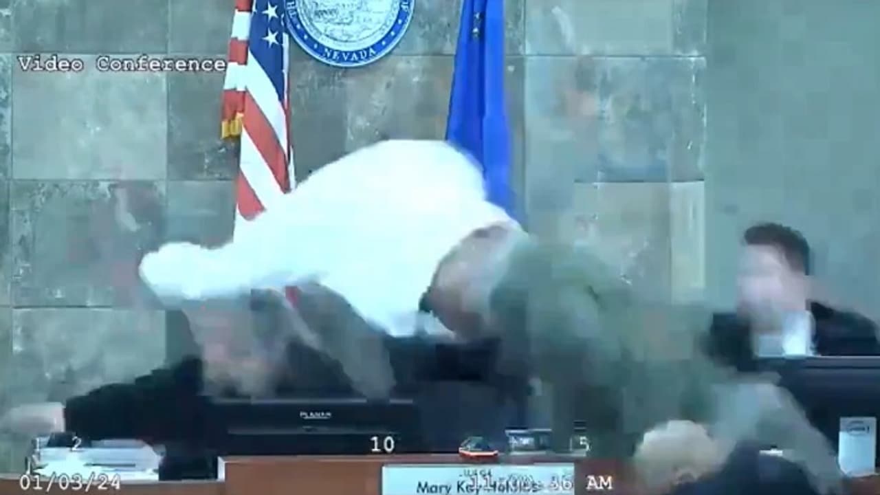 Las Vegas judge attacked 