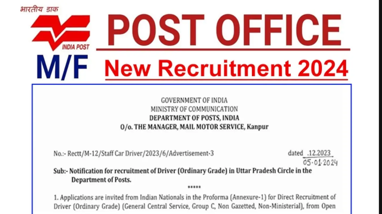 India Post Recruitment 2024 India Post Recruitment 2024