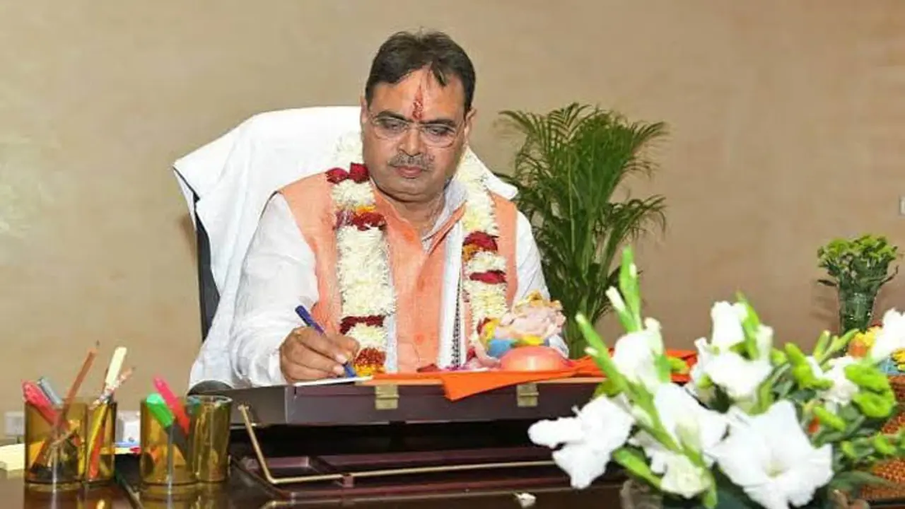 Rajasthan Chief Minister Bhajanlal Sharma Rajasthan Chief Minister Bhajanlal Sharma