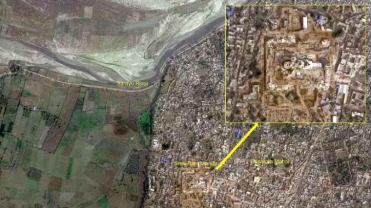 ISRO Click a Pic of Ayodhya ISRO Click a Pic of Ayodhya