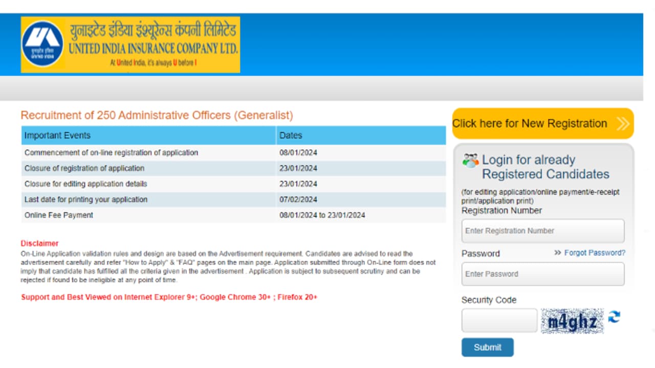 uiic ao recruitment 2024 last date to apply uiic ao recruitment 2024 last date to apply