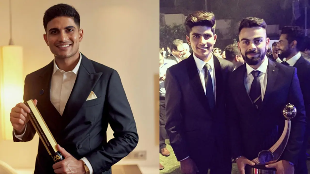Shubham Gill shared a throwback picture with Virat Kohli Shubham Gill shared a throwback picture with Virat Kohli