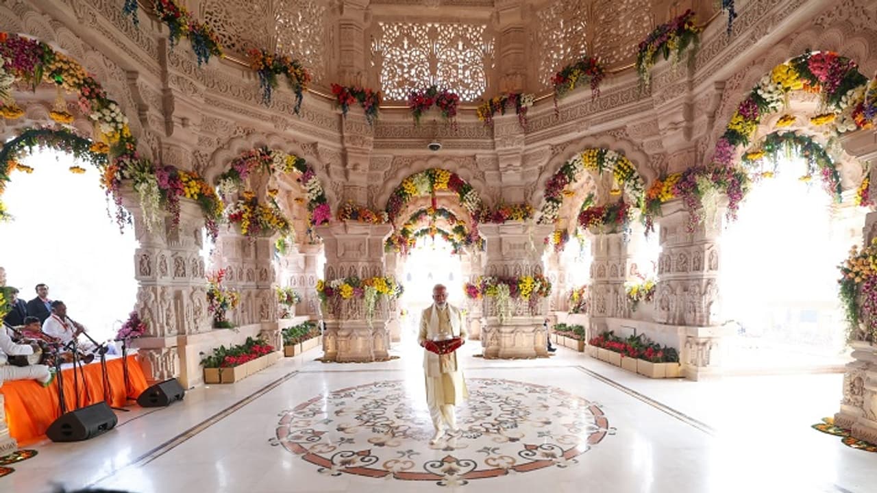 Narendra Modi in Ram Temple Narendra Modi in Ram Temple