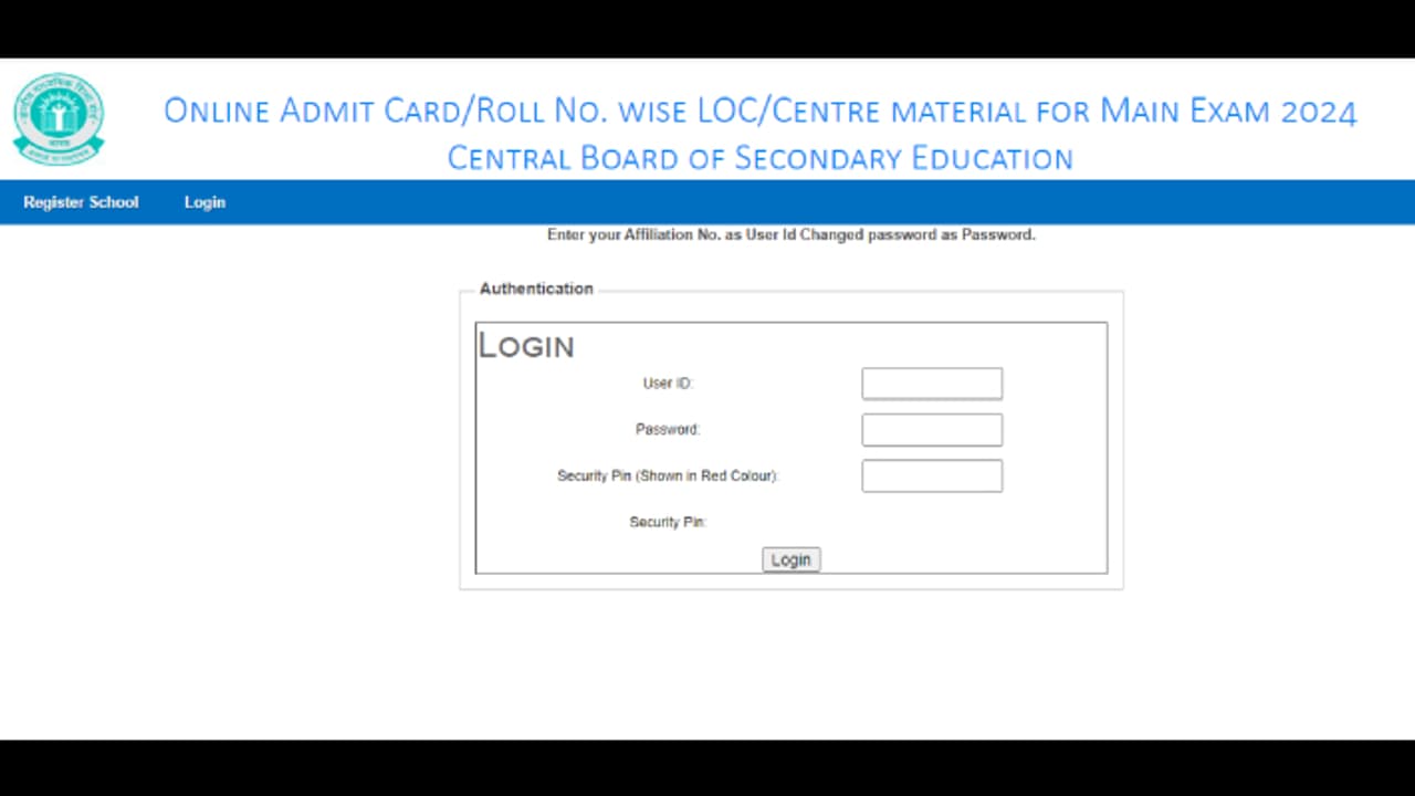 CBSE Board Admit Card 2024 10 12 download link CBSE Board Admit Card 2024 10 12 download link