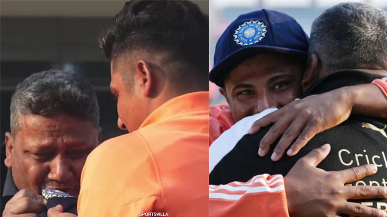 Sarfaraz Khan international debut his father got emotional Sarfaraz Khan international debut his father got emotional