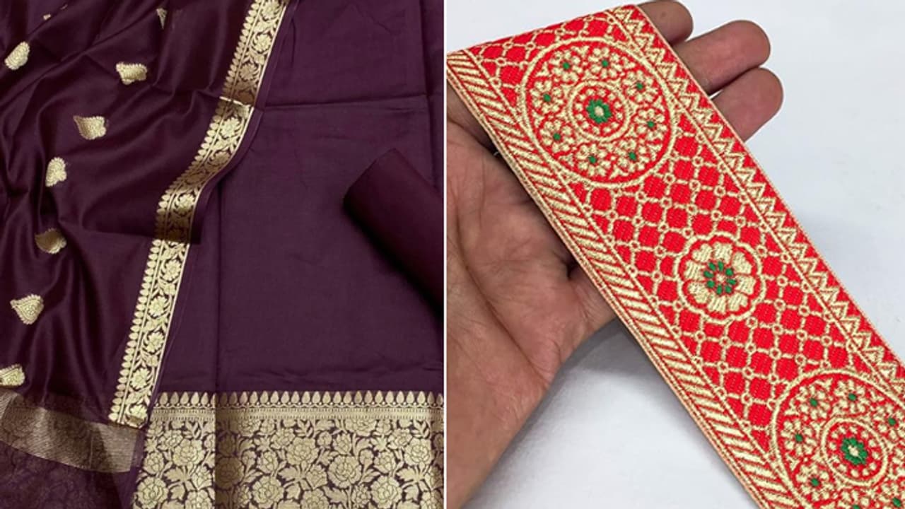 how to reuse old saree border
