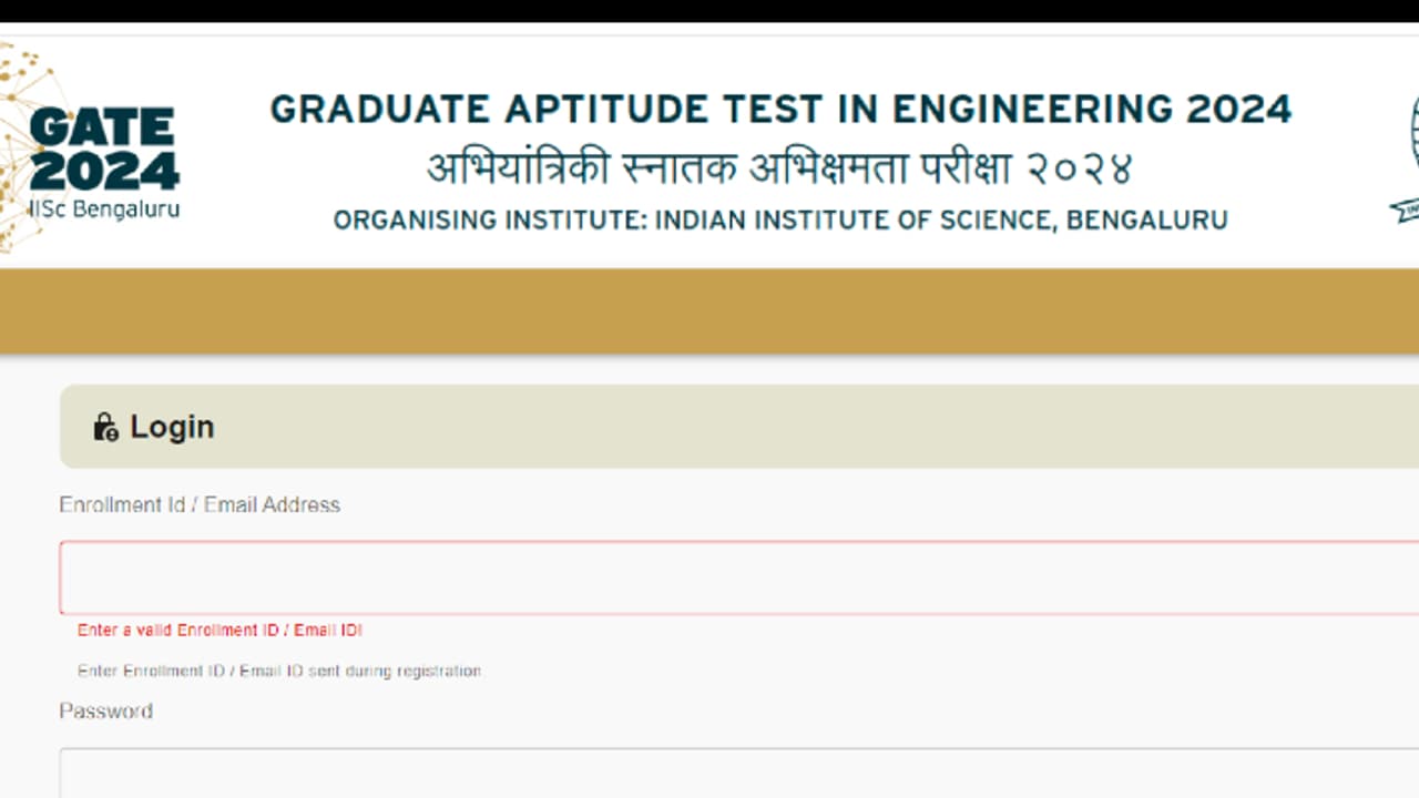 GATE response sheet 2024 released GATE response sheet 2024 released