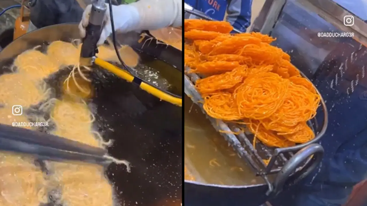 Pakistani food vendor makes Jalebi using 3D printer nozzle